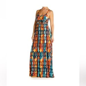 Maeve Multi colored Maxi dress